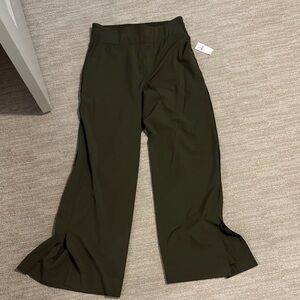 Old Navy Dark Green Wide-Leg Pants